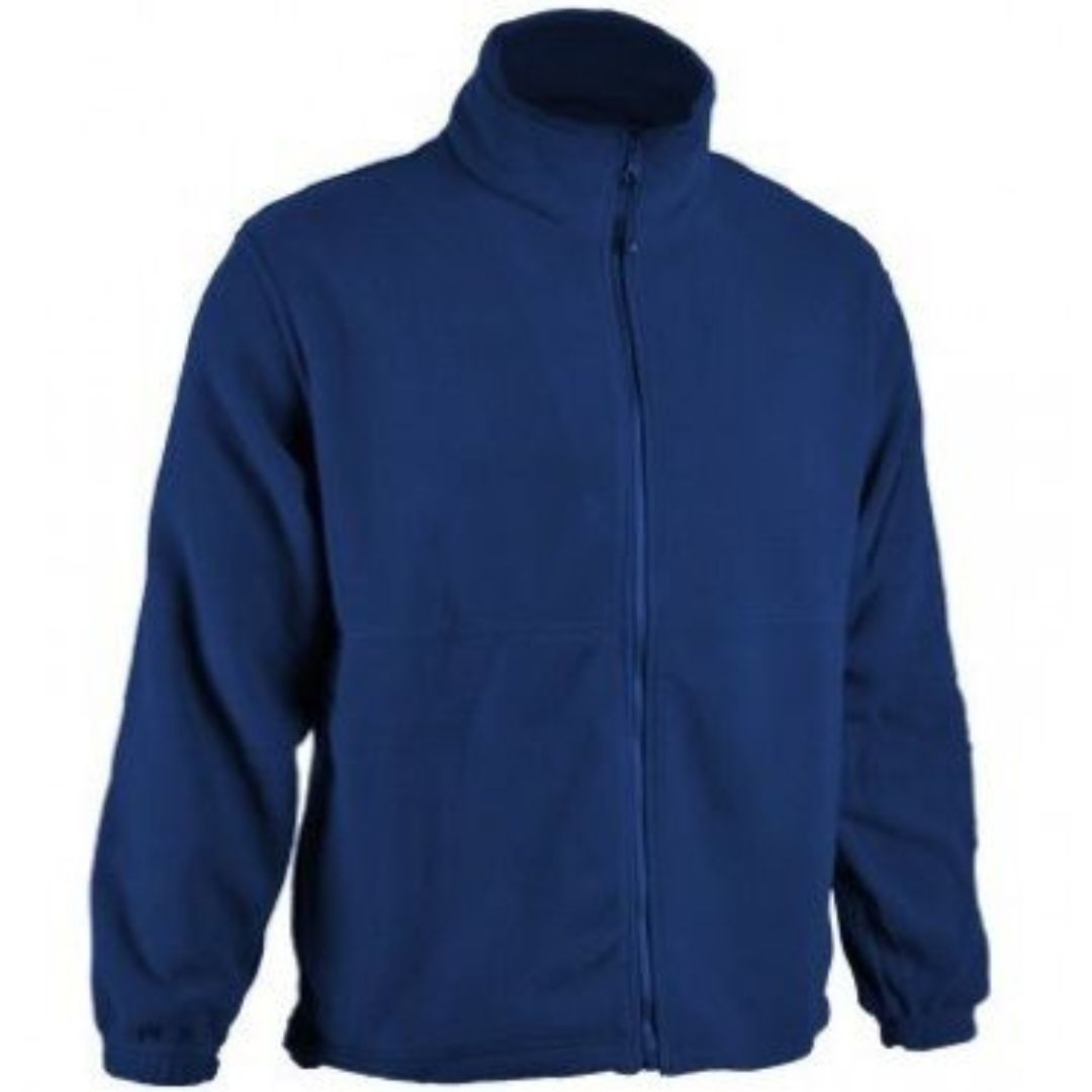 Campera polar AZUL/NEGRO T.S AL T.XXL