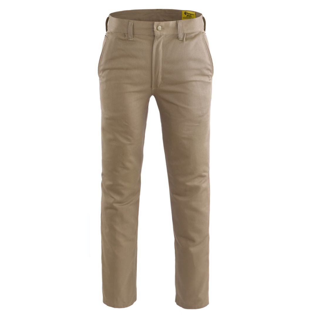 Pantalon de trabajo PAMPERO BEIGE/AZUL MARINO/BLANCO T.38 AL T.60