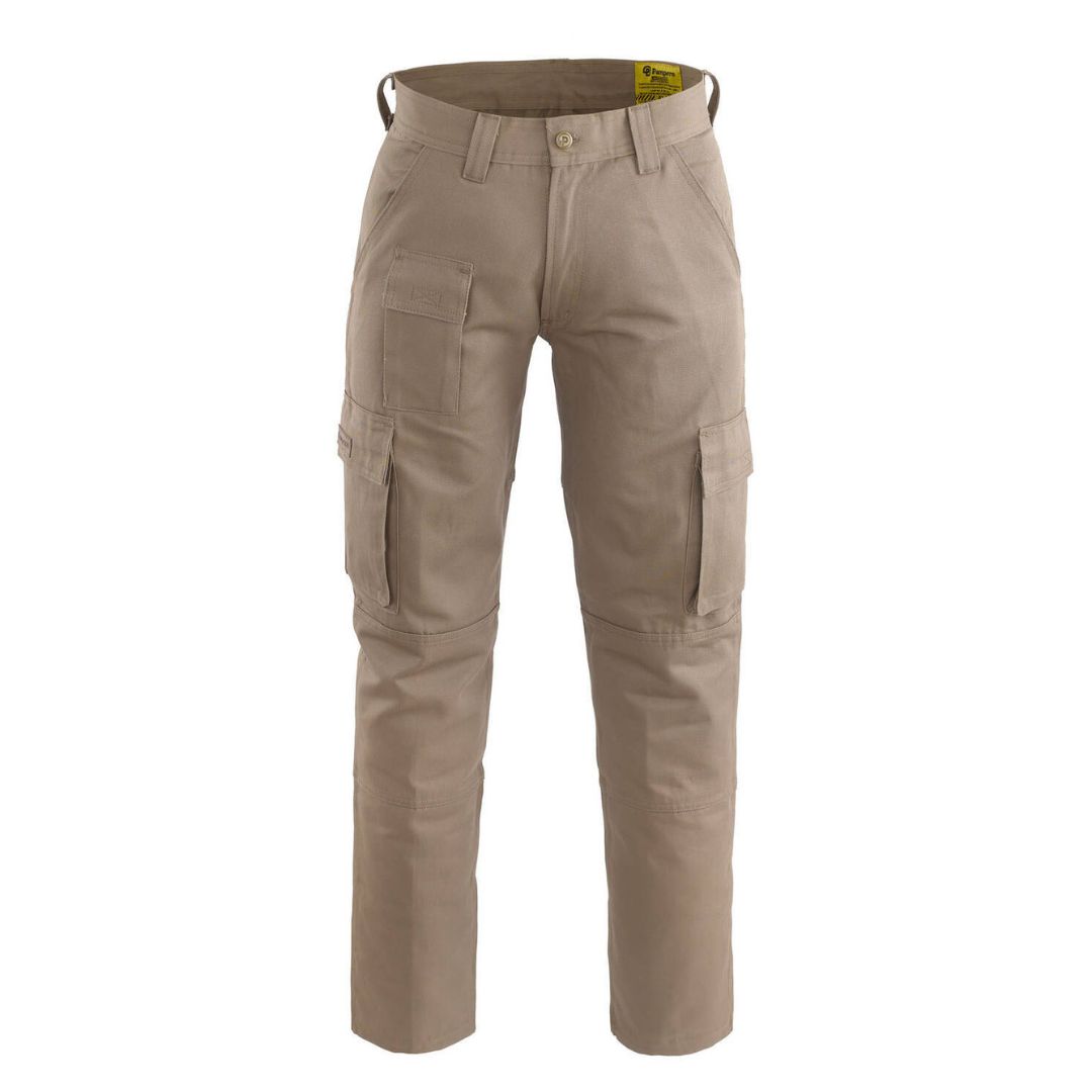 Pantalon cargo PAMPERO BEIGE/AZUL MARINO/ NEGRO T.38 AL T.60