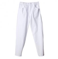 Pantalon nautico gabardina BLANCO T.46 AL T.60