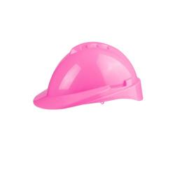 Casco LIBUS MILENIUM rosa con arnes.